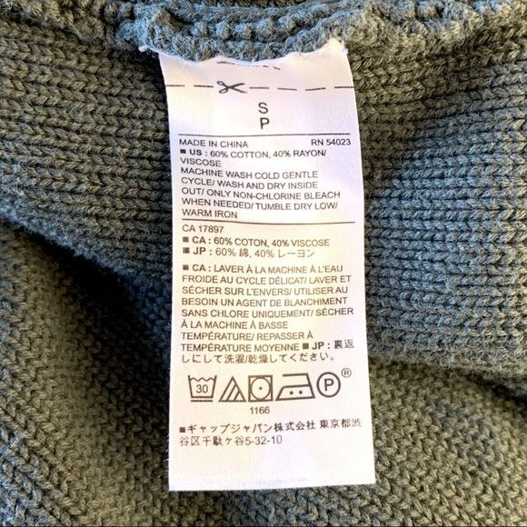 Banana Republic Cable Knit Turtleneck Green Sweater Size S - Picture 8 of 8